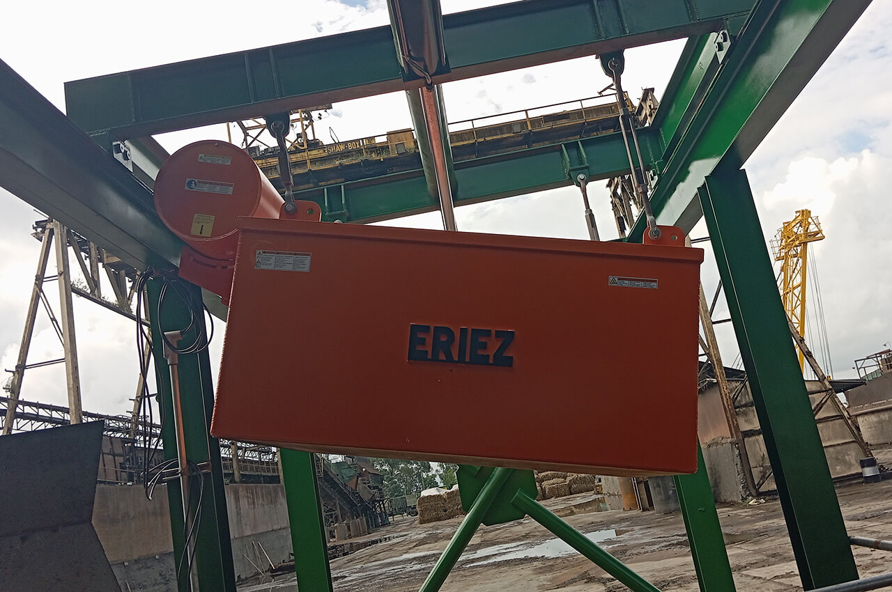 Electroiman de la marca Eriez importado en Colombia para empresa azucarera